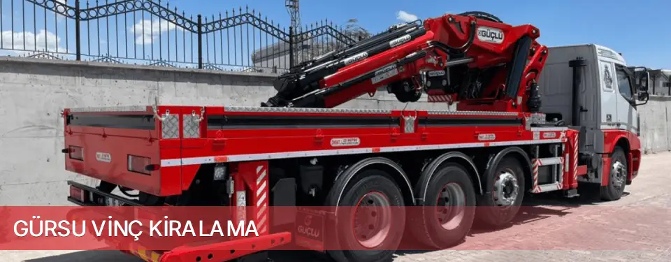 Gürsu İlçemi Vinç Kiralama